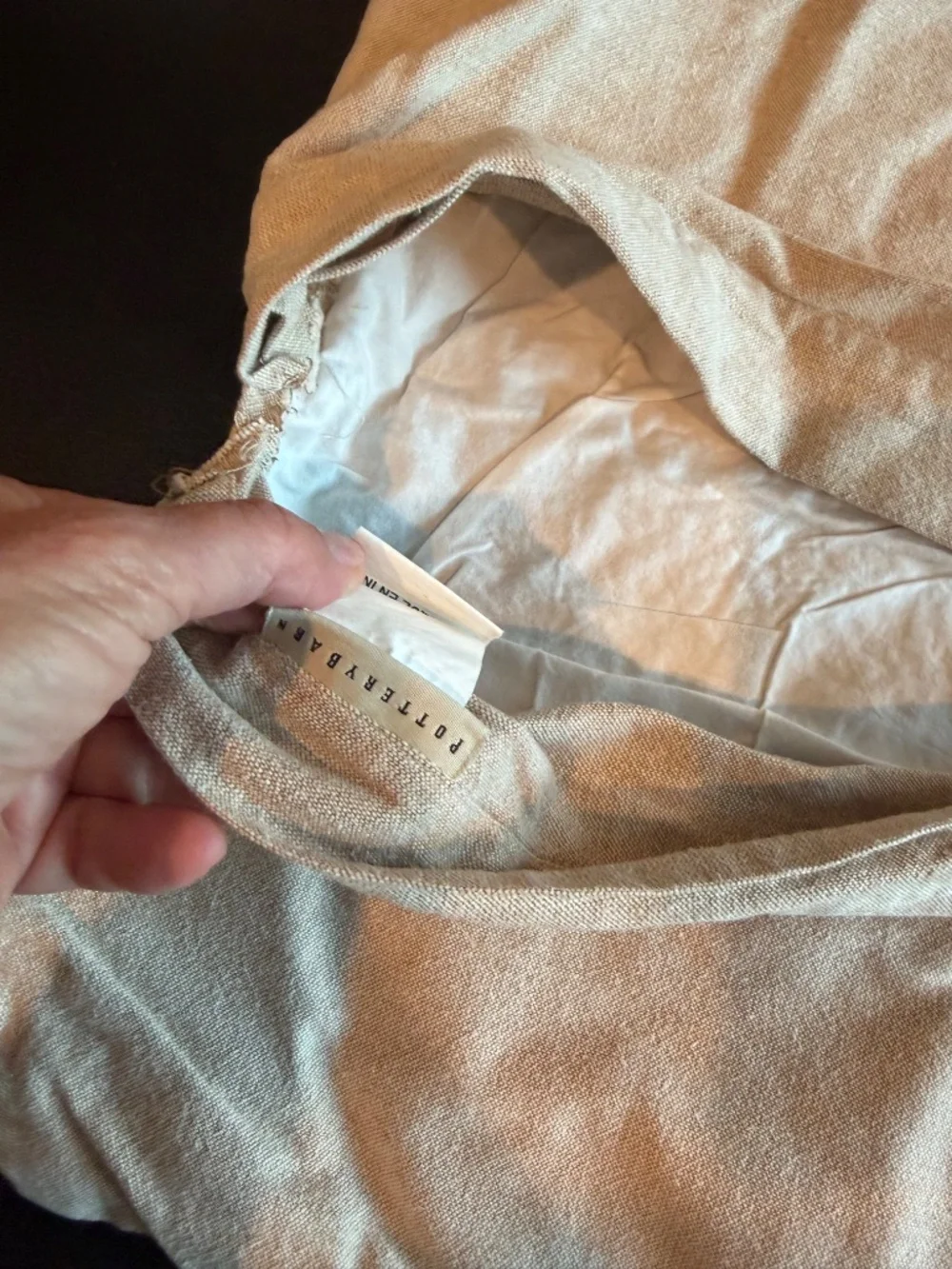 Pottery Barn Embroidered Pillow Cases Beach Theme Shell Set of 4